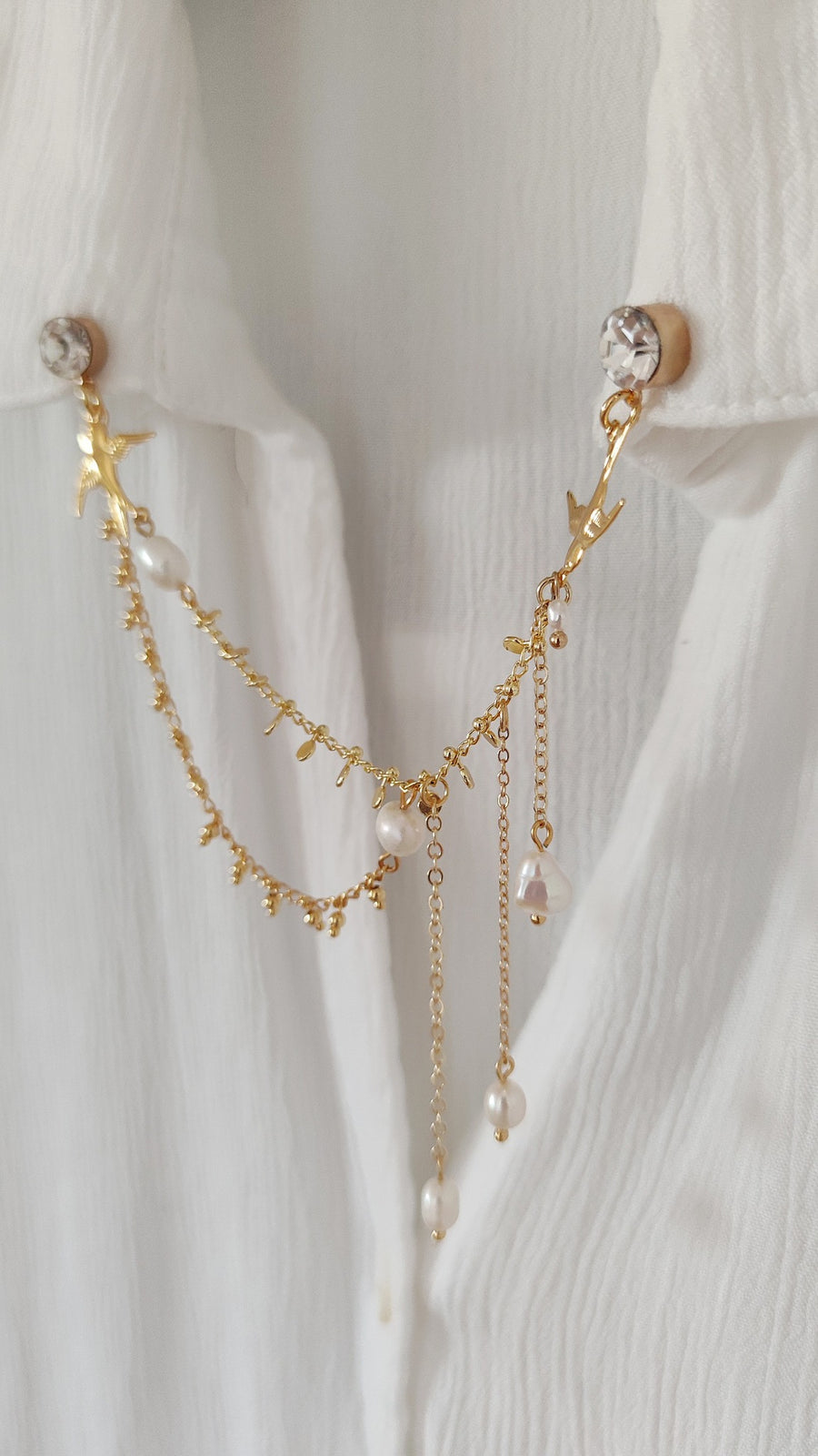 Сollar accessory or a blazer accent.