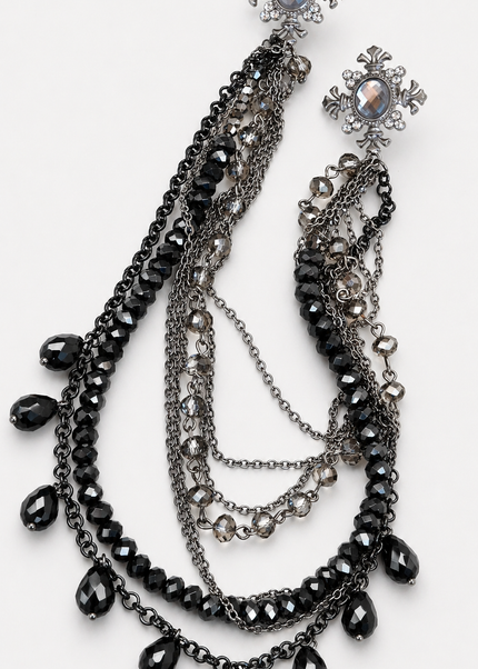 Double Pin Brooch “Reina”