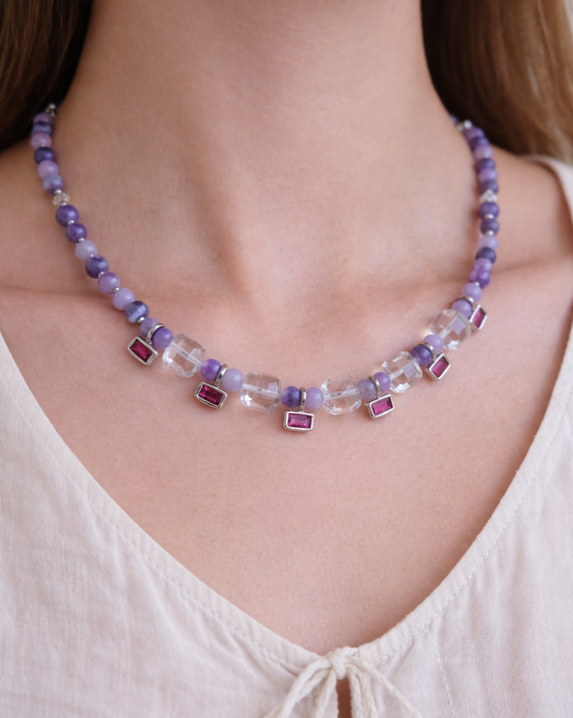 Cristal y Amatista