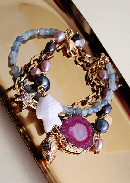 Pulsera inspirada en el mar