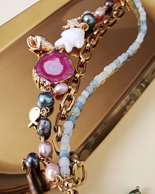 Pulsera inspirada en el mar
