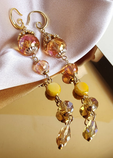 sun-kissed earrings