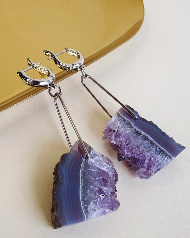Wild Amethyst Earrings