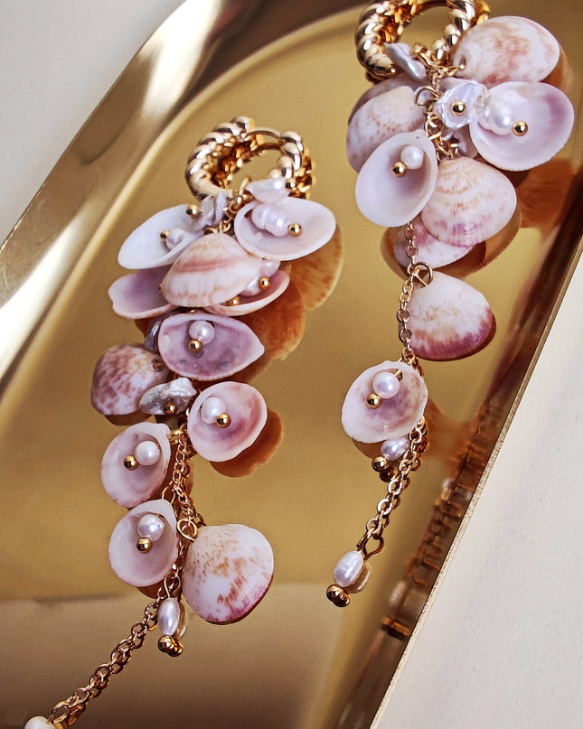 Pendientes de concha