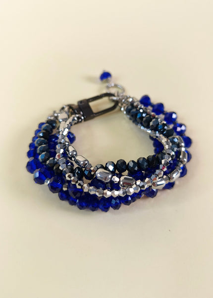Pulsera Azul Brillante.