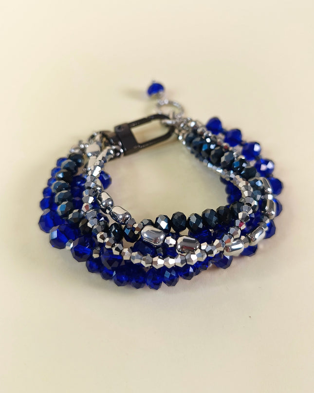Pulsera Azul Brillante.