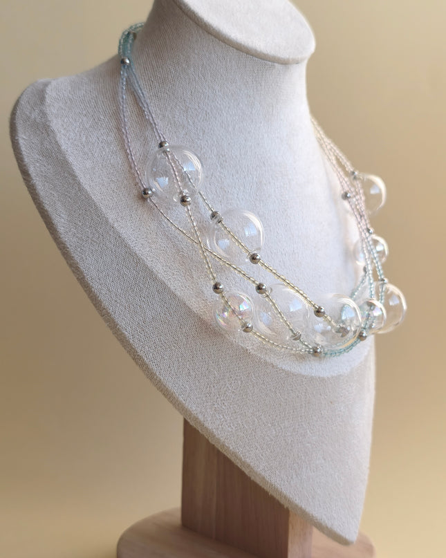 Necklace “Glass Bubbles”