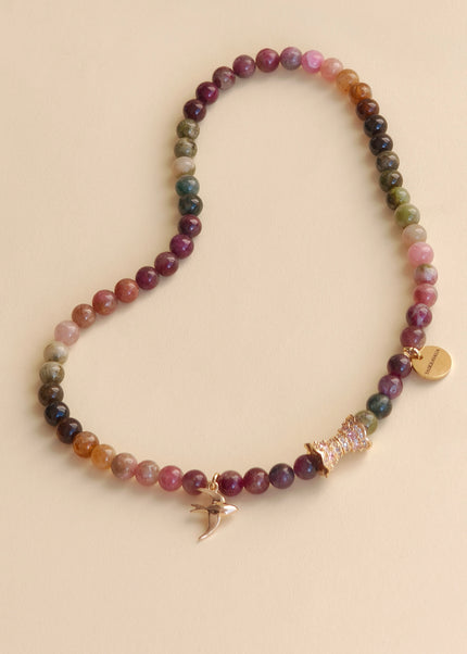 Watermelon Tourmaline Necklace