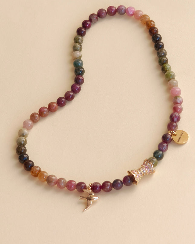 Watermelon Tourmaline Necklace