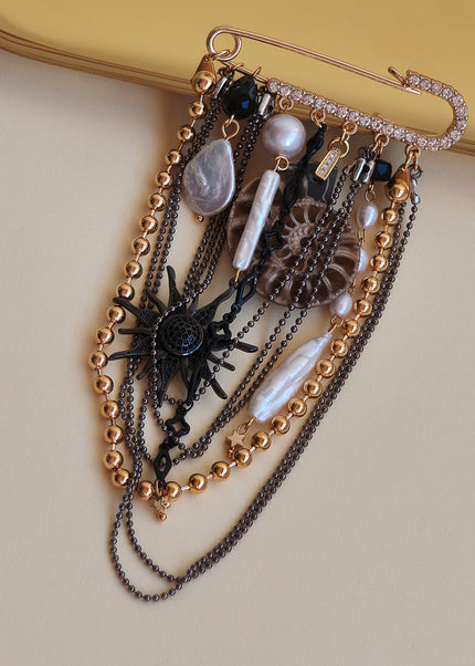 Ammonite Brooch