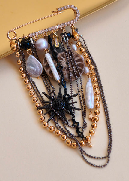 Ammonite Brooch
