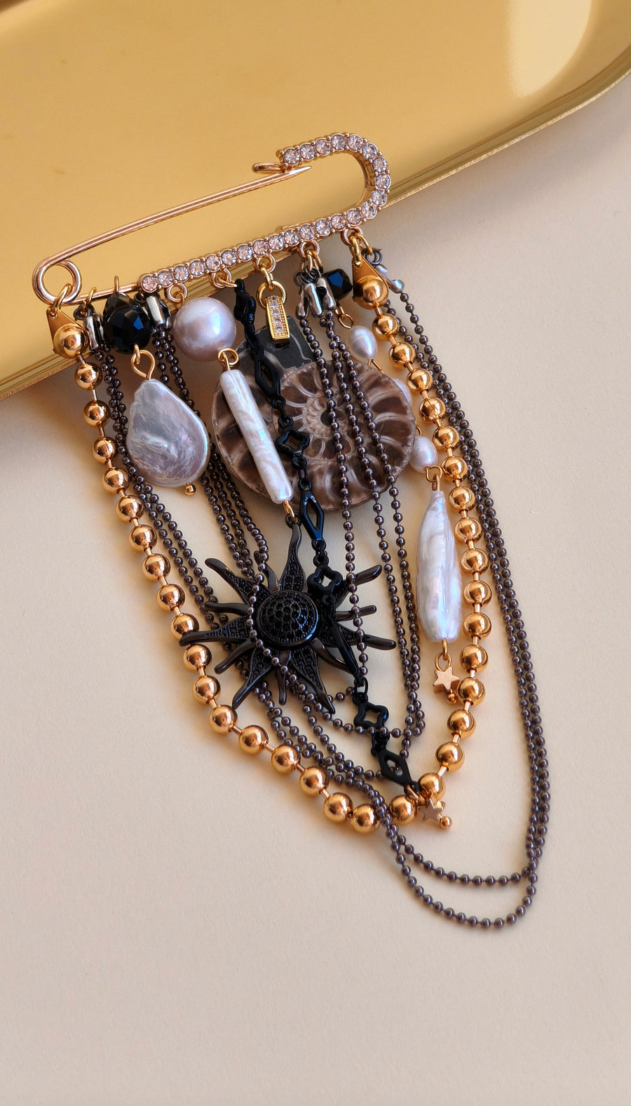Ammonite Brooch