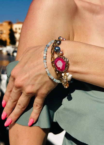 Pulsera inspirada en el mar