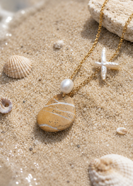 A natural sea stone
